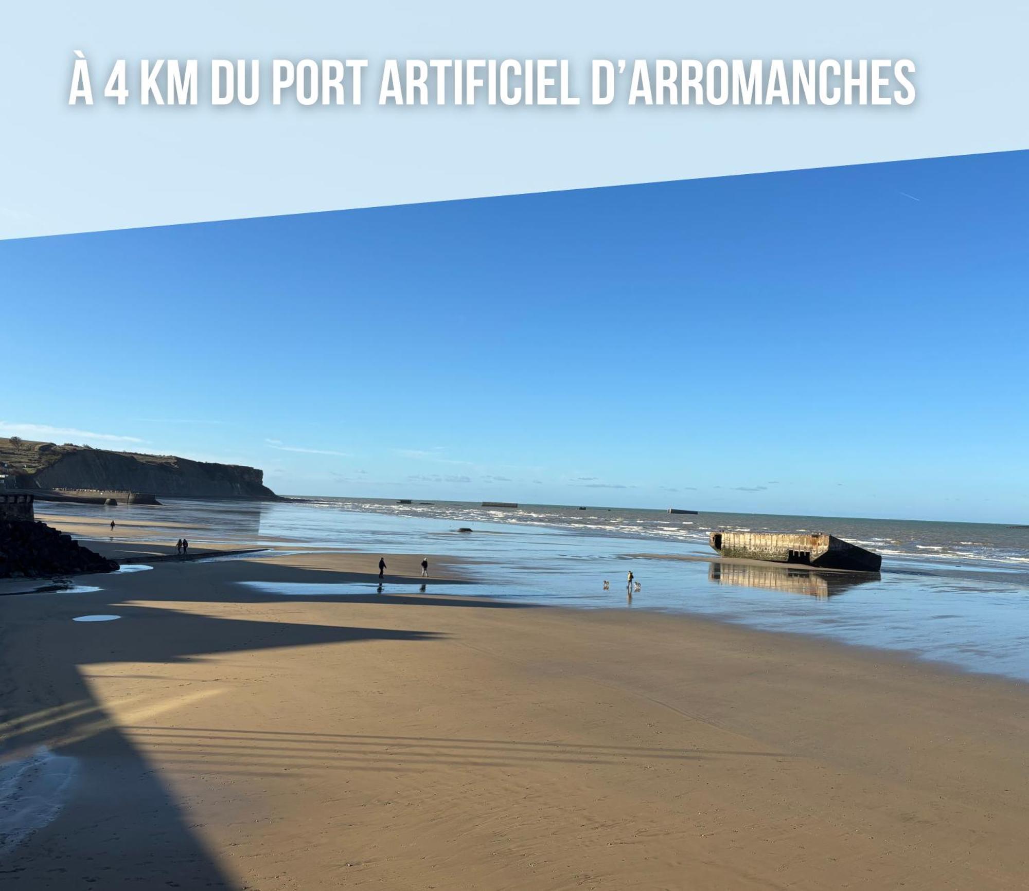 Les Dunes, Maison Neuve 8 P Bien Equipee Jardin Clos, Parking, Garage A 850 M De La Plage Et Centre Bourg, Sur Plages Du Debarquement Pres Arromanches Et Bayeux Asnelles Kültér fotó