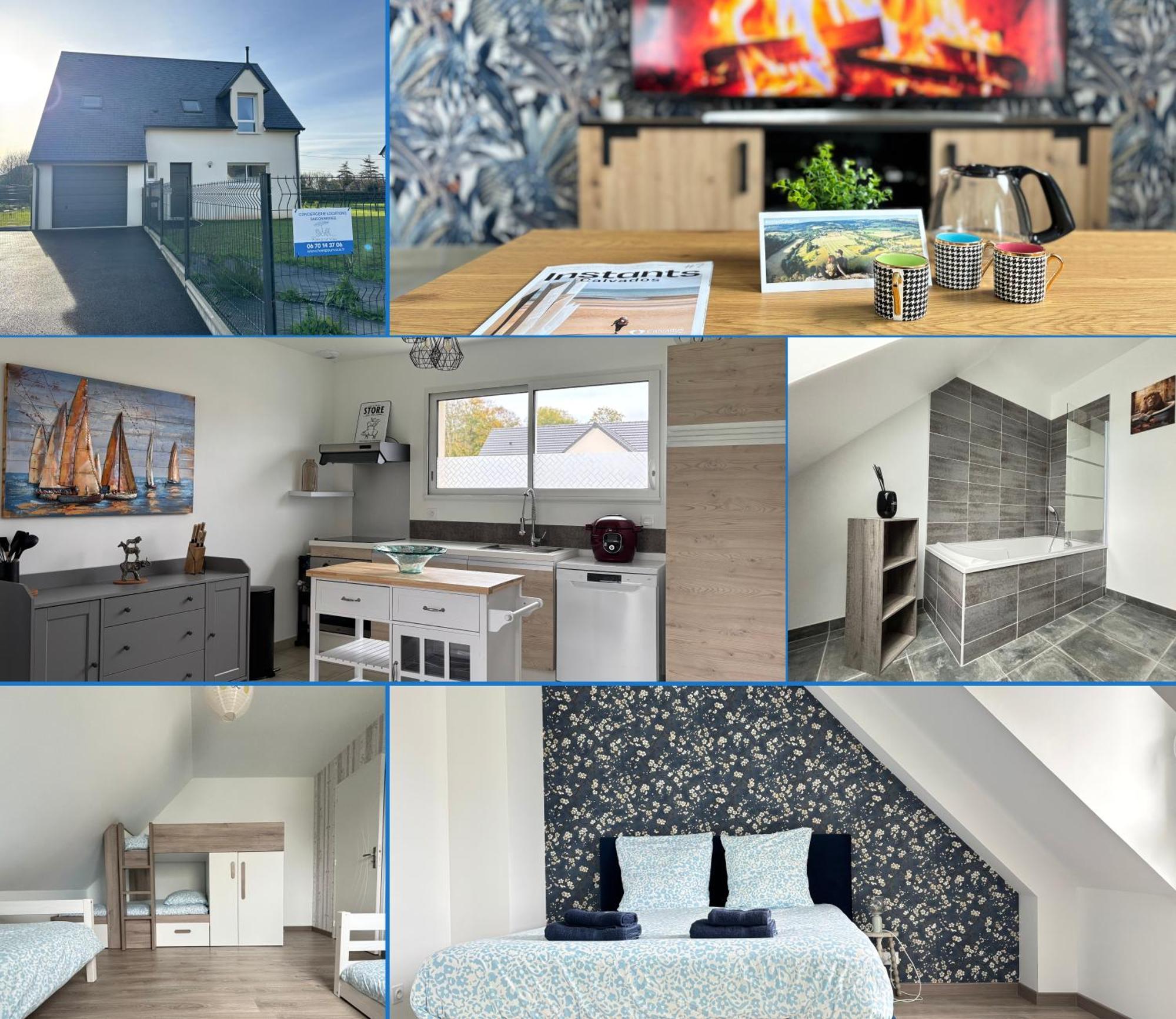Les Dunes, Maison Neuve 8 P Bien Equipee Jardin Clos, Parking, Garage A 850 M De La Plage Et Centre Bourg, Sur Plages Du Debarquement Pres Arromanches Et Bayeux Asnelles Kültér fotó